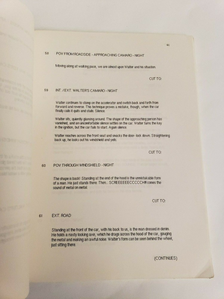 DEVIANT / Stephen Johnston 1990 Unproduced Movie Script Screenplay, 2nd Draft