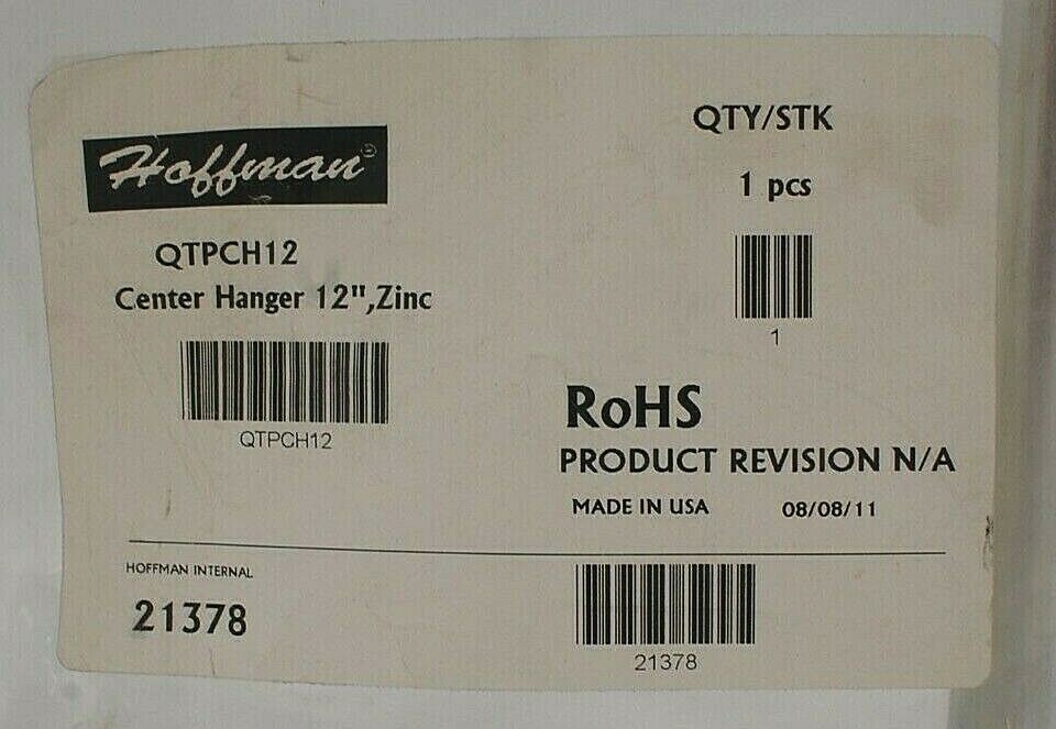 Hoffman QTPCH12 Center Hanger