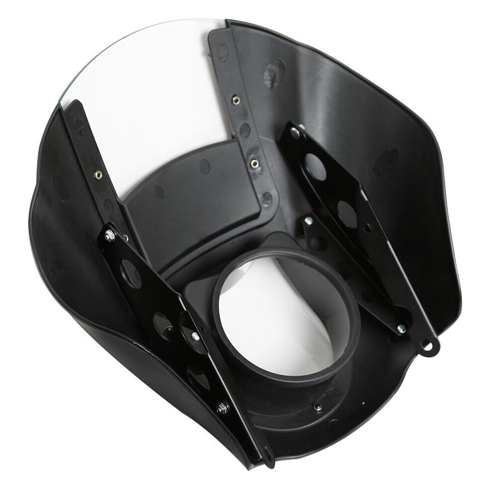 Black Quarter Fairing Clear Windshield Kit