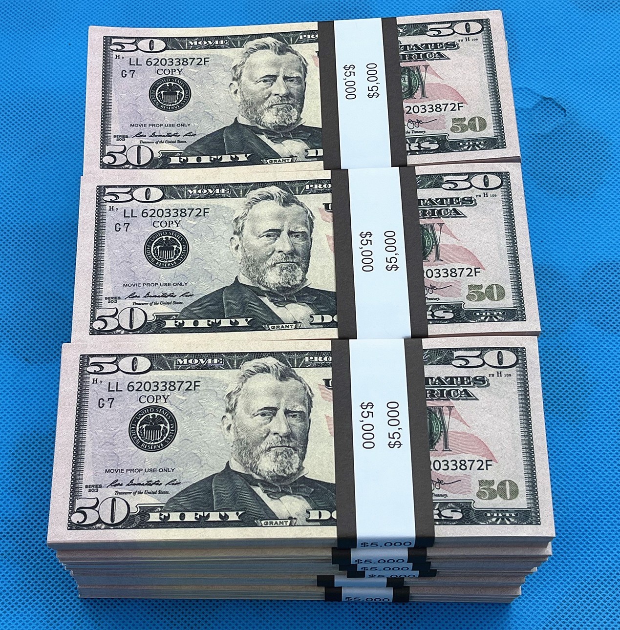 $50 Bills 1000 Pieces Prop Replica Money for Movies, Parties, Tik Tok, Instagram
