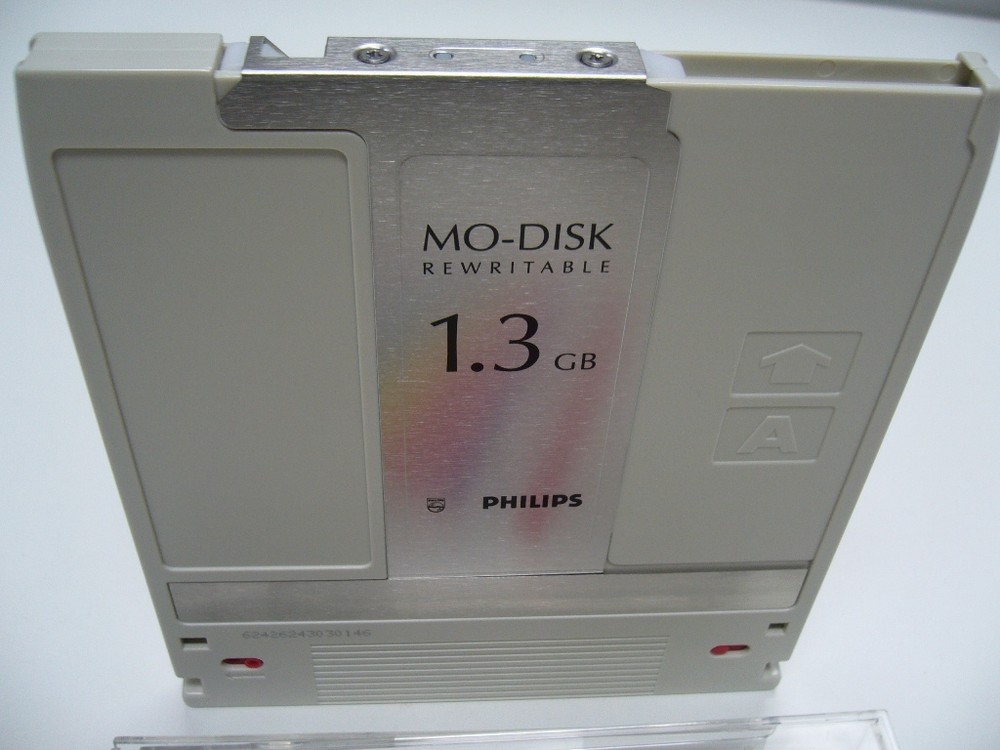 1.3GB MO disk Philips, Magneto Optical Disk 5.25" Rewritable, NEW