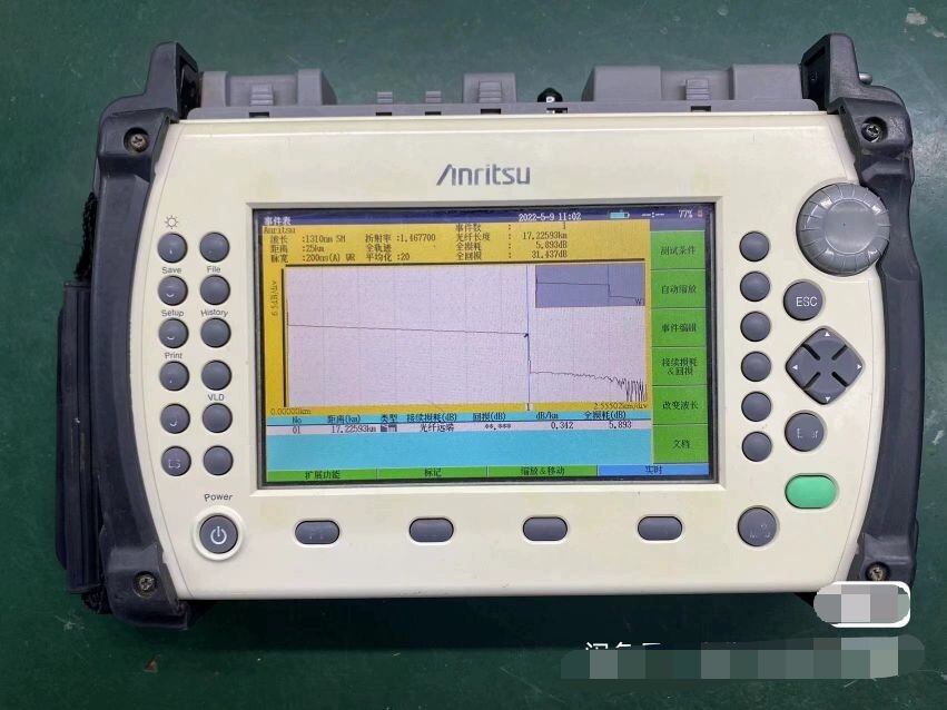 cx/cx/anritsu MT9082A9 OTDR  Optical Time Domain Reflectometer