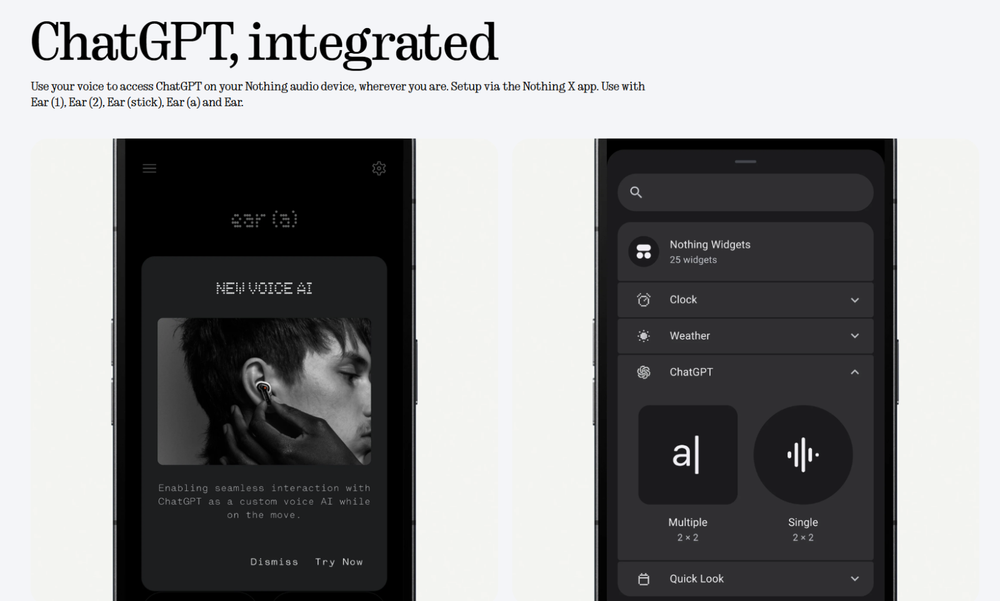 Nothing Ear (a) Hi-Res Audio LDAC True Wireless Bluetooth Headset New