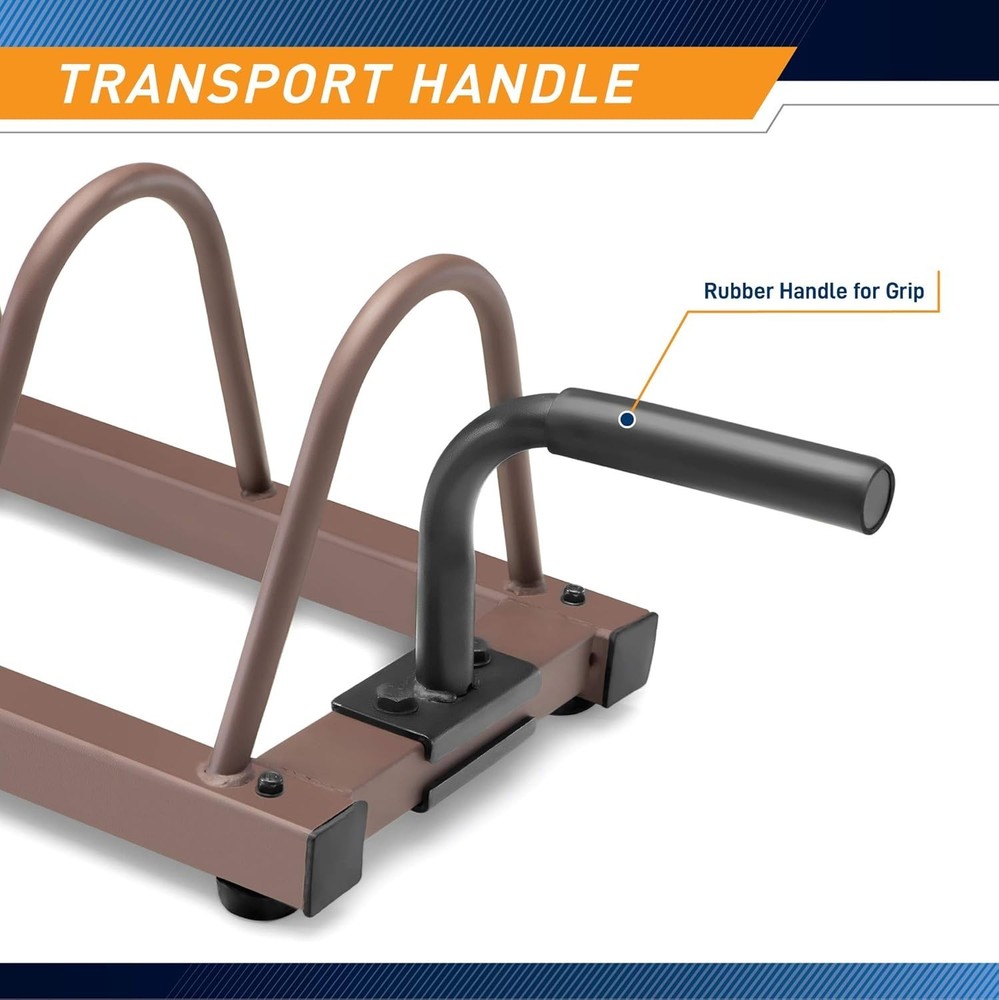 Compact Horizontal Weight Plate Organizer