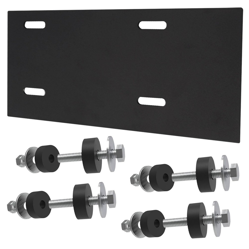 Mounting Plate Kit Compatible with Harb-or Freight Predator Engine Black