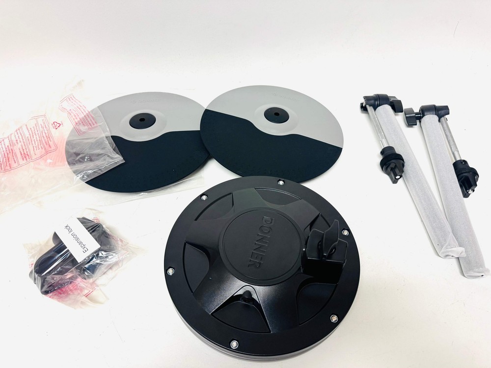 Donner Cymbal Crash Hi Hat Tom Electronic Drum Bundle