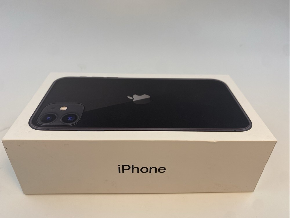 Apple iPhone 11 64GB Black EMPTY BOX ONLY.