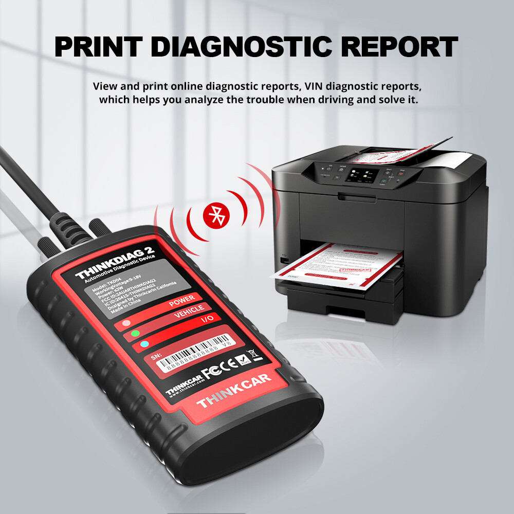 2024 THINKDIAG 2 OBD2 Scanner Car Diagnostic Tool All Software Free Bidirection