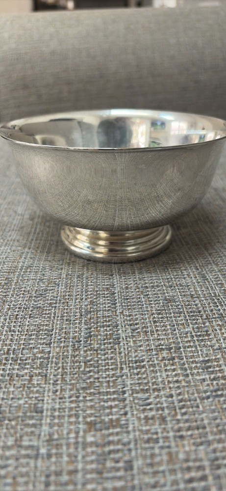 silver plate serving bowl