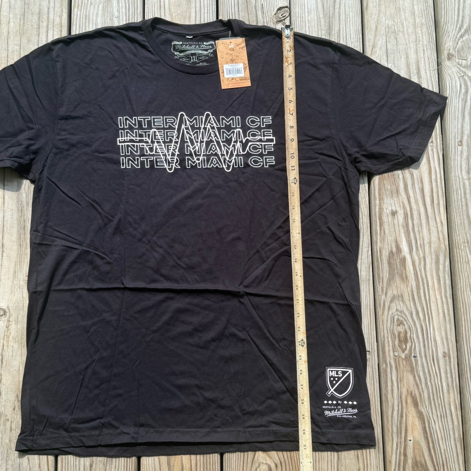 Men's Mitchell & Ness MLS Inter Miami CF T-Shirt Black 2XL