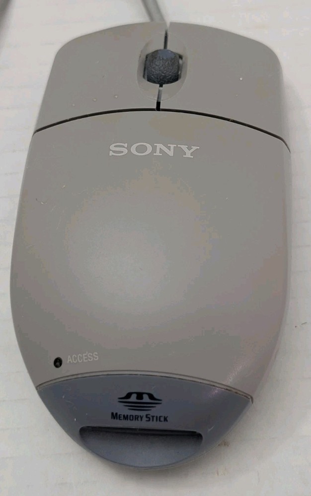 Vintage Sony Mouse Memory Stick Reader/Writer MSAC-US5 - NICE - Works
