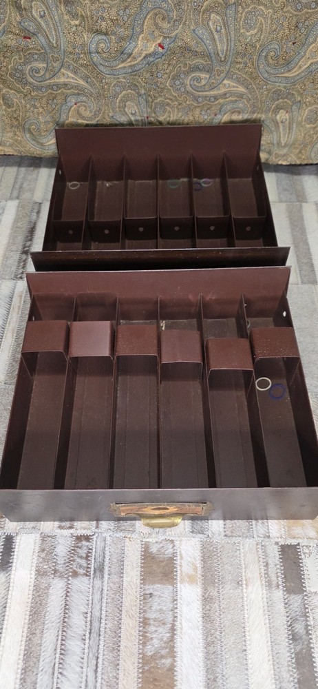 C &E Watchmakers 2 Drawer Cabinet Vintage. Nice Condition.