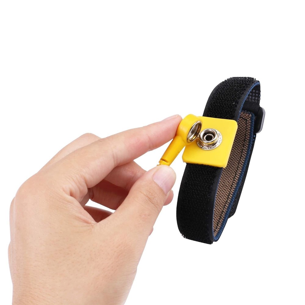 Anti Static Wrist Strap, 11" Wristband Regular Size, Yellow