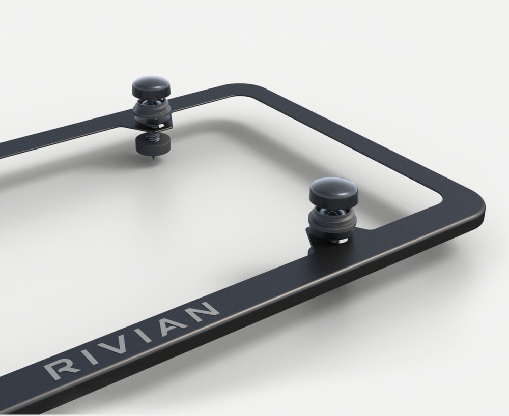 Rivian license plate frame