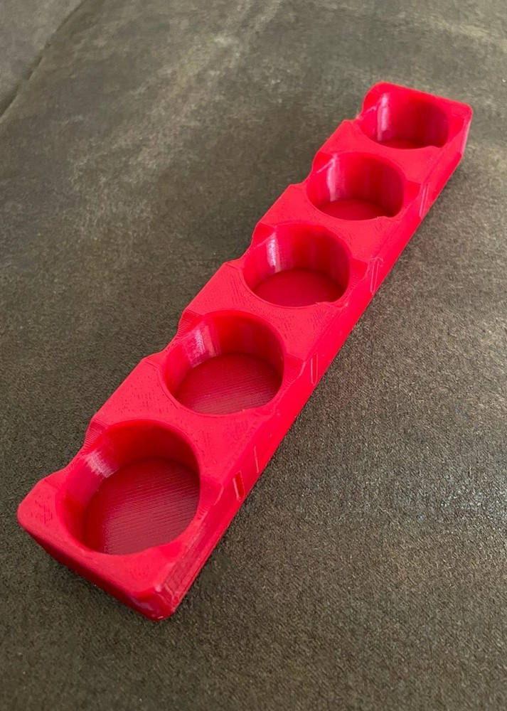 Case Holder Storage Rack for L.E. Wilson Trimmer Bench Top