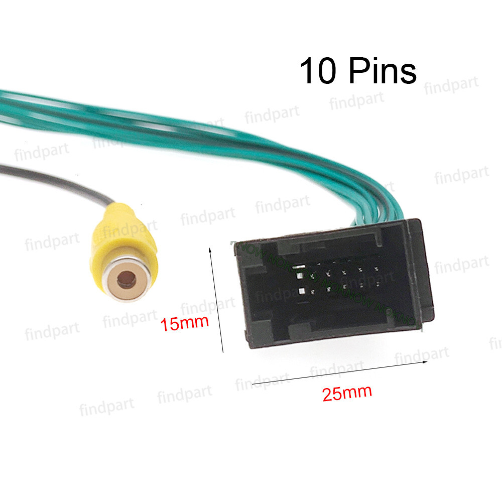 Reverse Back up Camera RCA Video Adapter Cable Wire for Ford SYNC 1 Focus Fiesta
