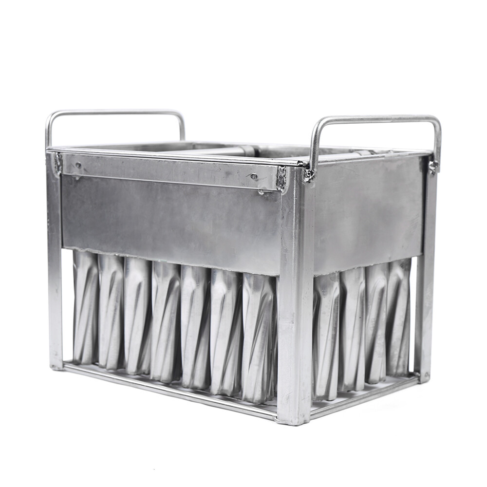 40pcs Commercial Stainless Steel Molds Ice Lolly Mold Ice Cream Stick Holder US
