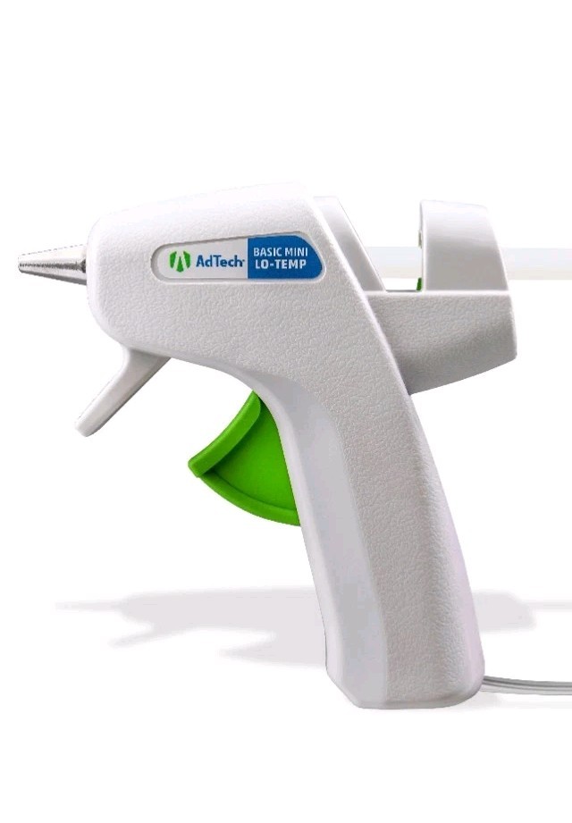 AdTech Mini Size Low-Temp Glue Gun White