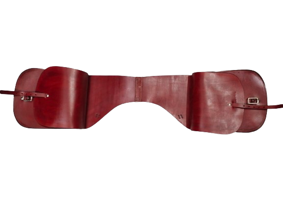 Horse Saddle Bag Genuine Leather Cow Hide Saddle Bag.