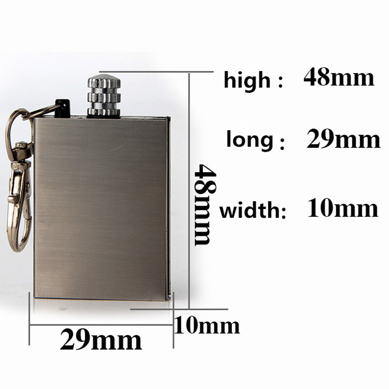 10 Pack Waterproof & Windproof Permanent Match Lighter, Strike To Light Survival