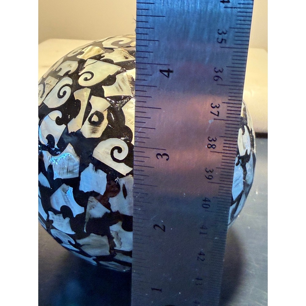Pier 1 Imports Abalone Shell Sphere Orb Ball