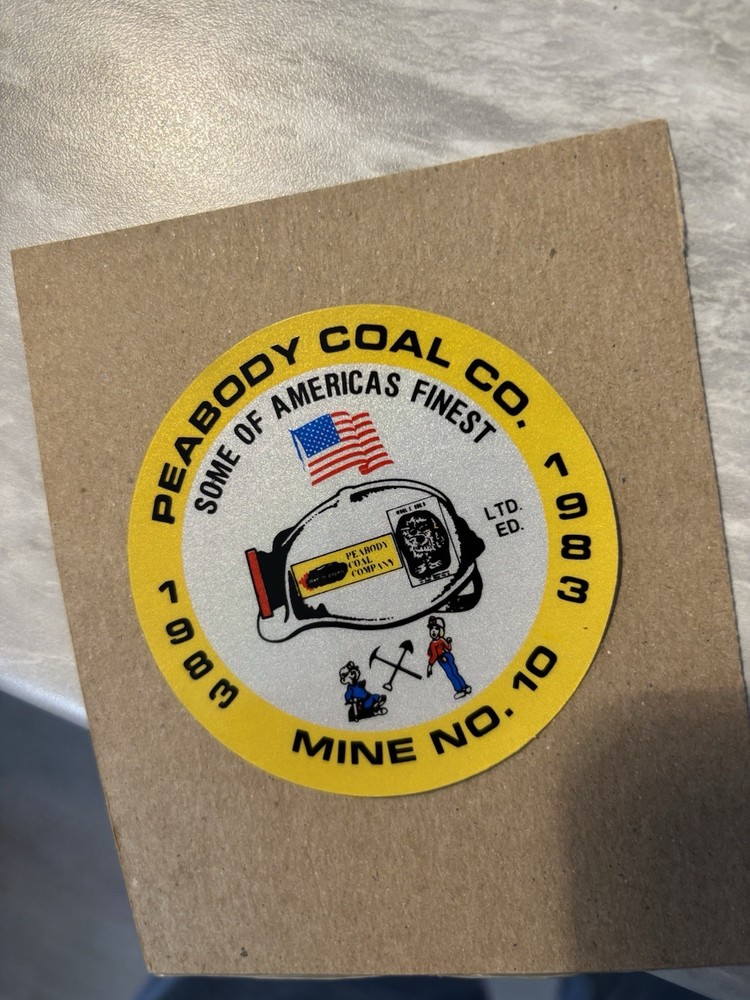 coal mining stickers(2026 Listing) Nice Peabody