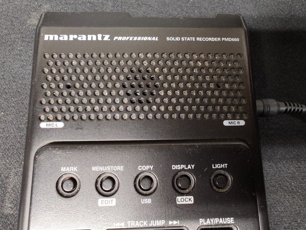 Marantz PMD660 Professional Solid State Recorder w/Compact Flash & Power Supply