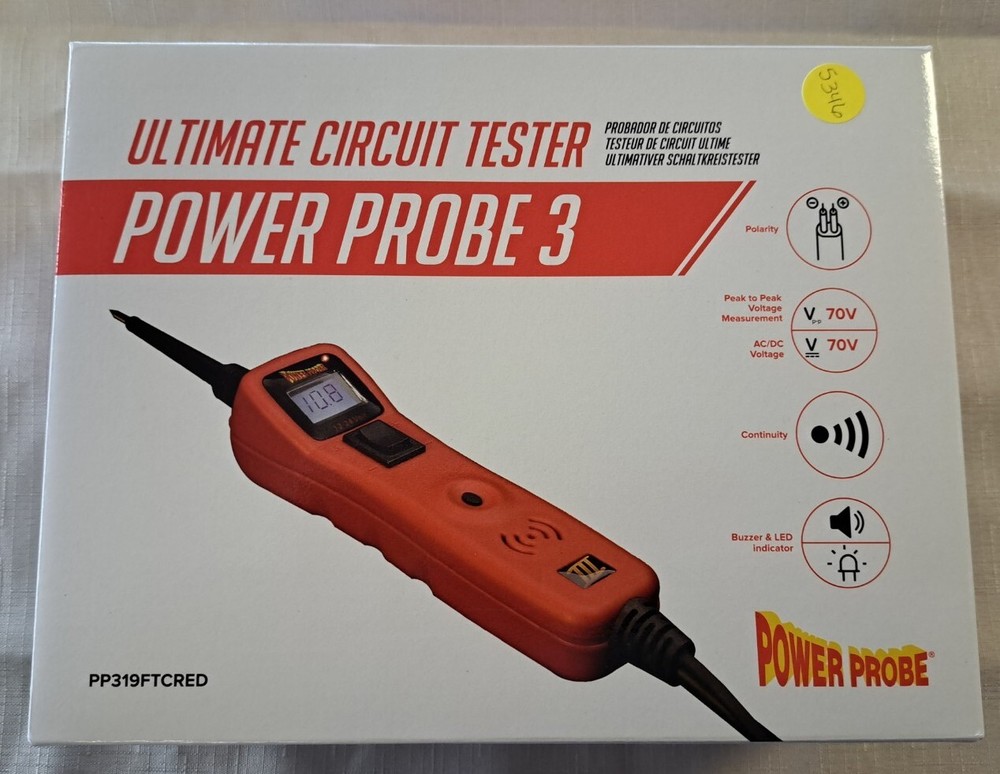 Power Probe PP319FTCRED Electrical Tester Red Power Probe 3 Kit