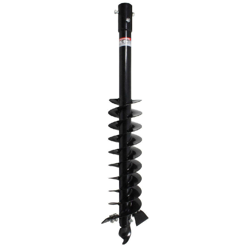 Titan Attachments 12" Auger Bit for 3 Point Post Hole Digger, 24" Drilling Depth