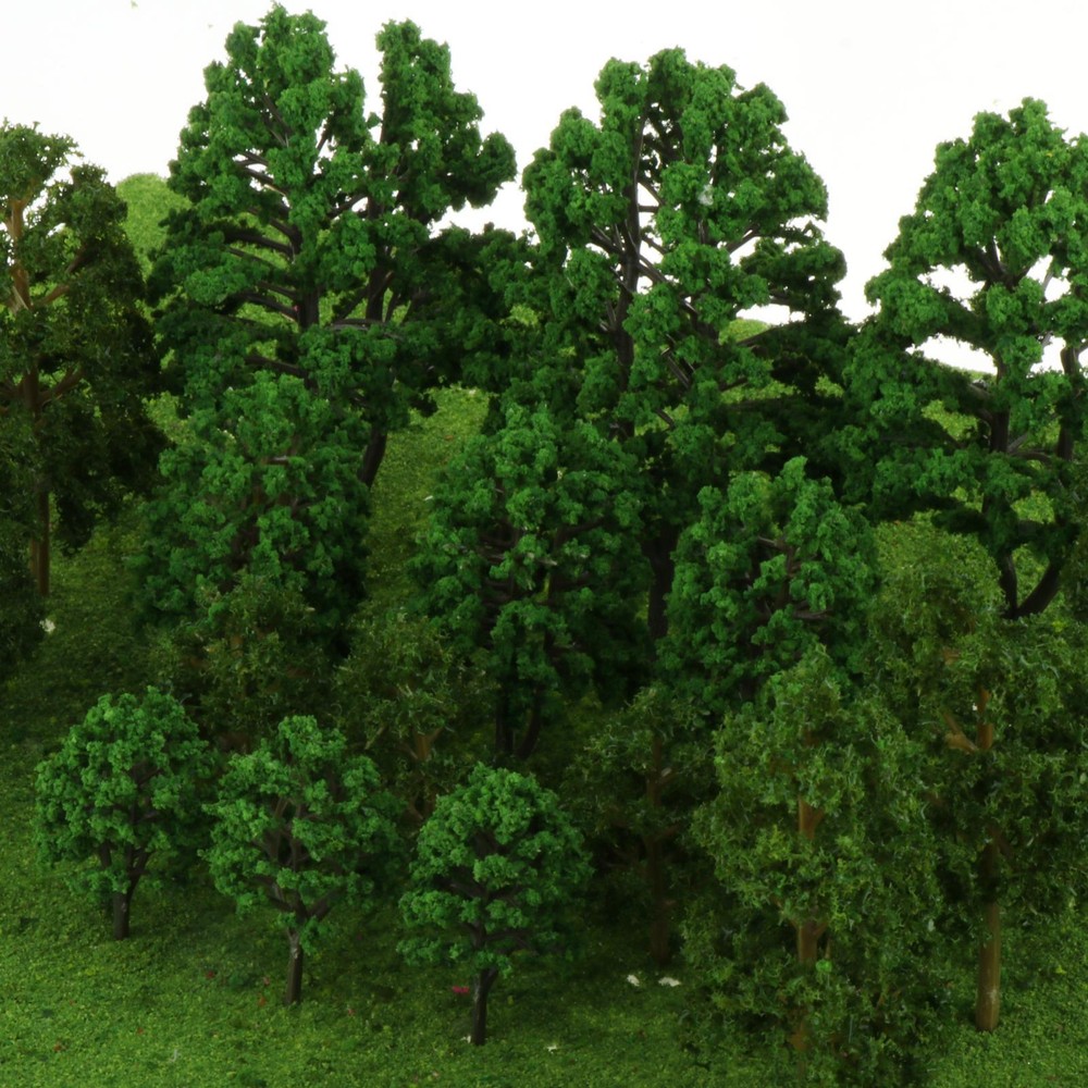 18x Model Trees Miniature Trees for  Toy Trees for Model Train Scenery