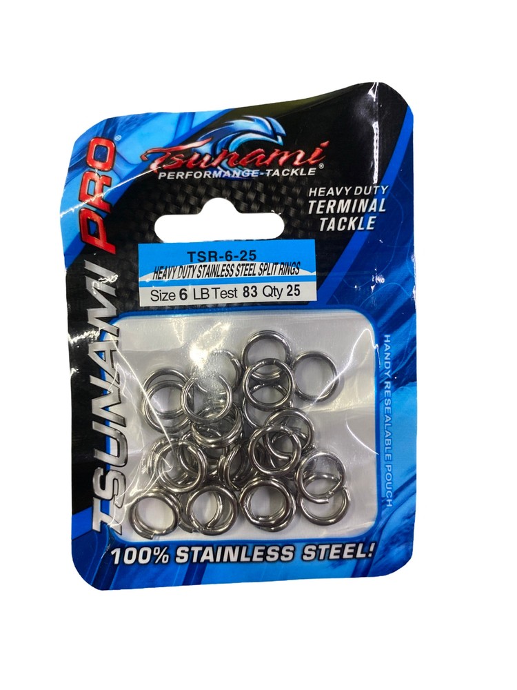 Tsunami Split Rings Stainless Steel