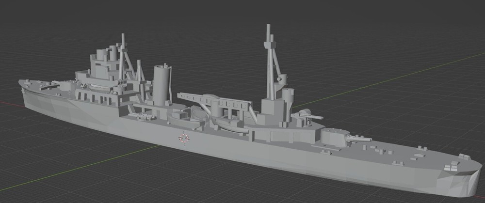 1:1800 IJN Katori class Cruiser
