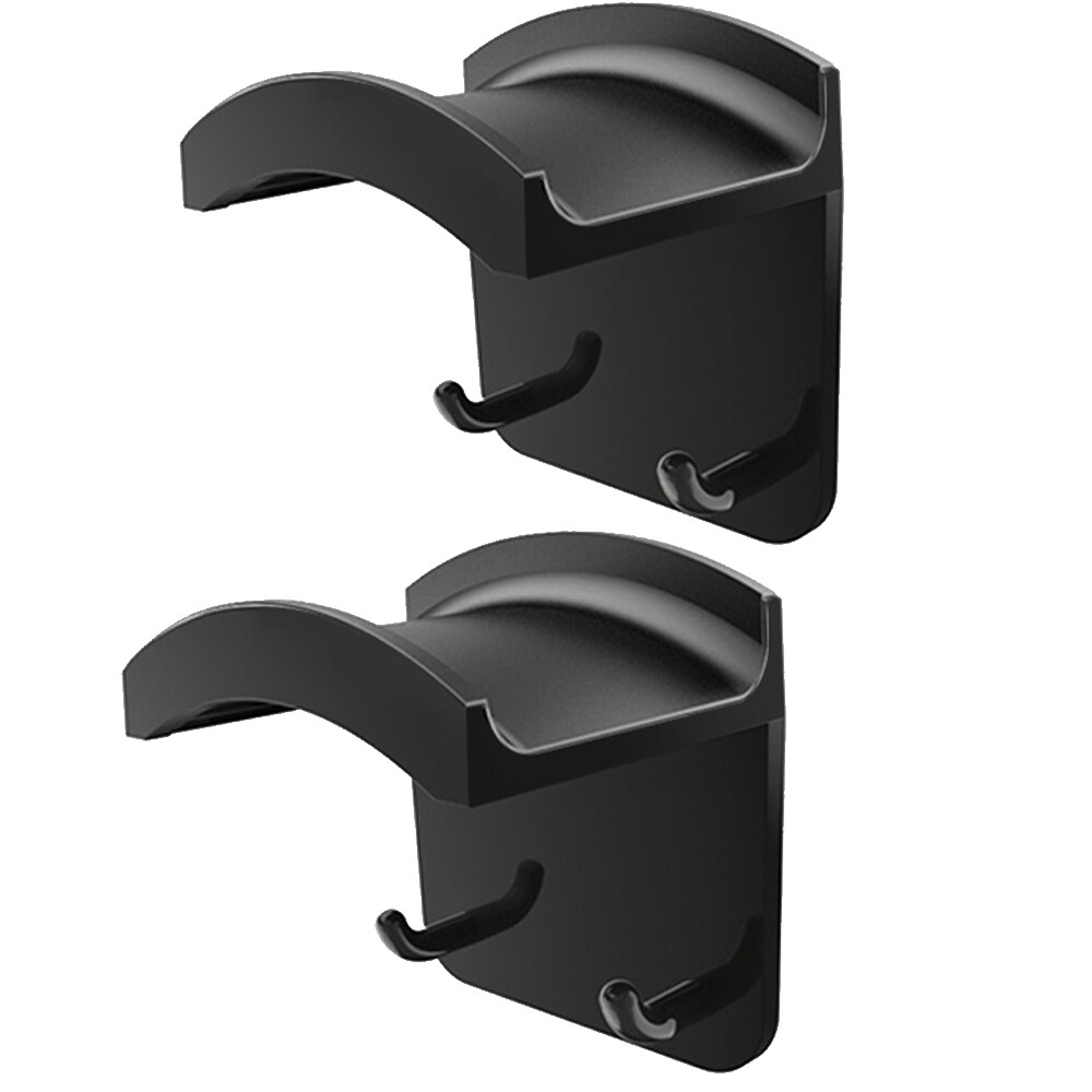 2x Headphone Hanger Wall Mount Stand for Headset Space-saving Headset Holder