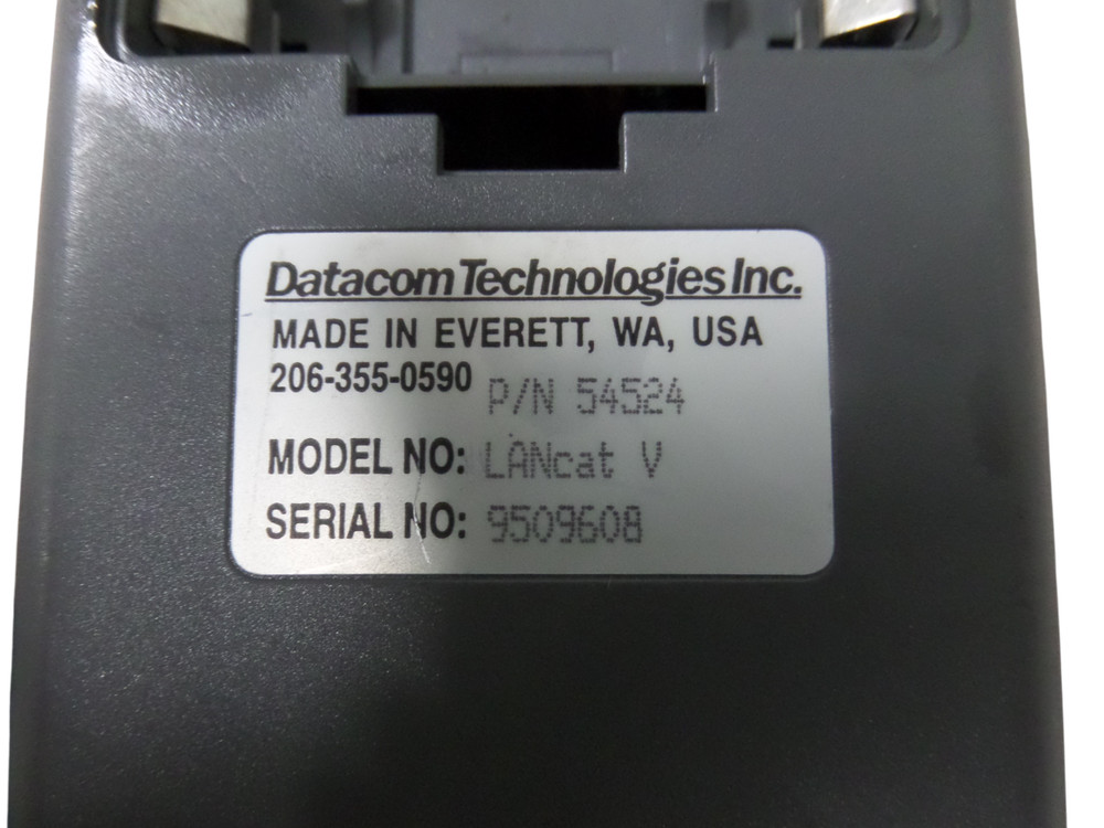 Datacom Technologies LANcat V, Cable Tester Unit - Free Shipping
