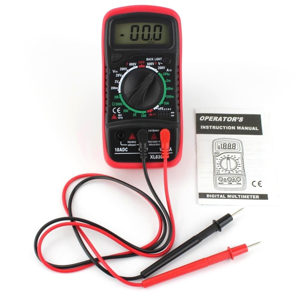 Multi Function Digital Multimeter for AC DC Voltage and Current Measurement