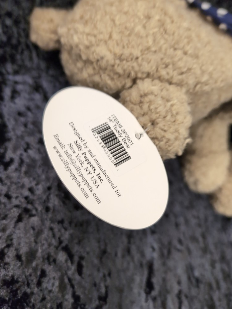 TEDDY BEAR 14" Silly Puppets