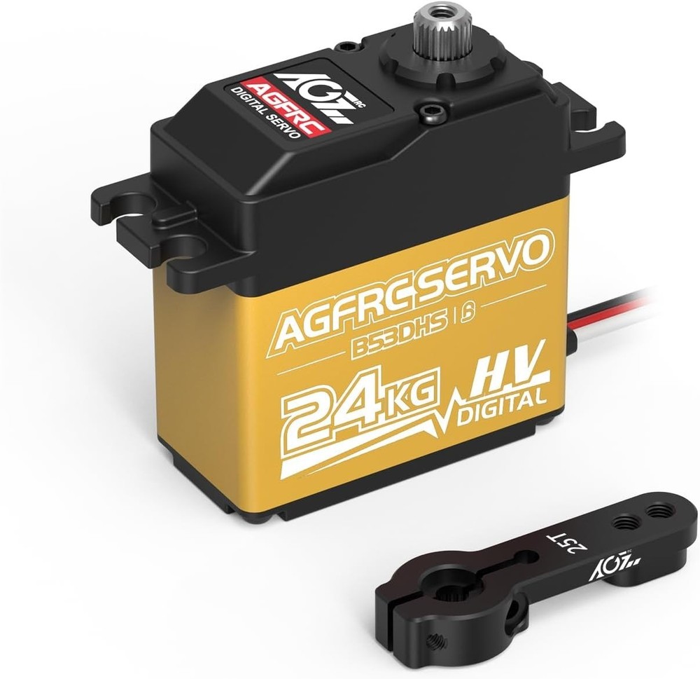 AGFRC 24KG Digital High Torque Servo Programmable Metal Gear Steering Servo...