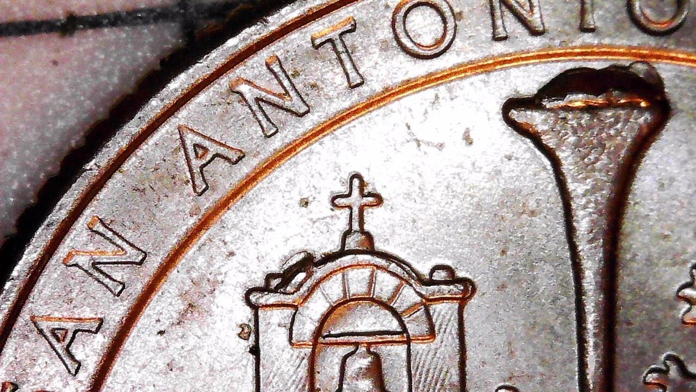 San Antonio Monuments quarter 2019 P with multiple die chip errors