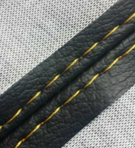 Automatic Shift Boot Cover Leather for BMW E81 E82 E87 2004-2013 Yellow Stitch