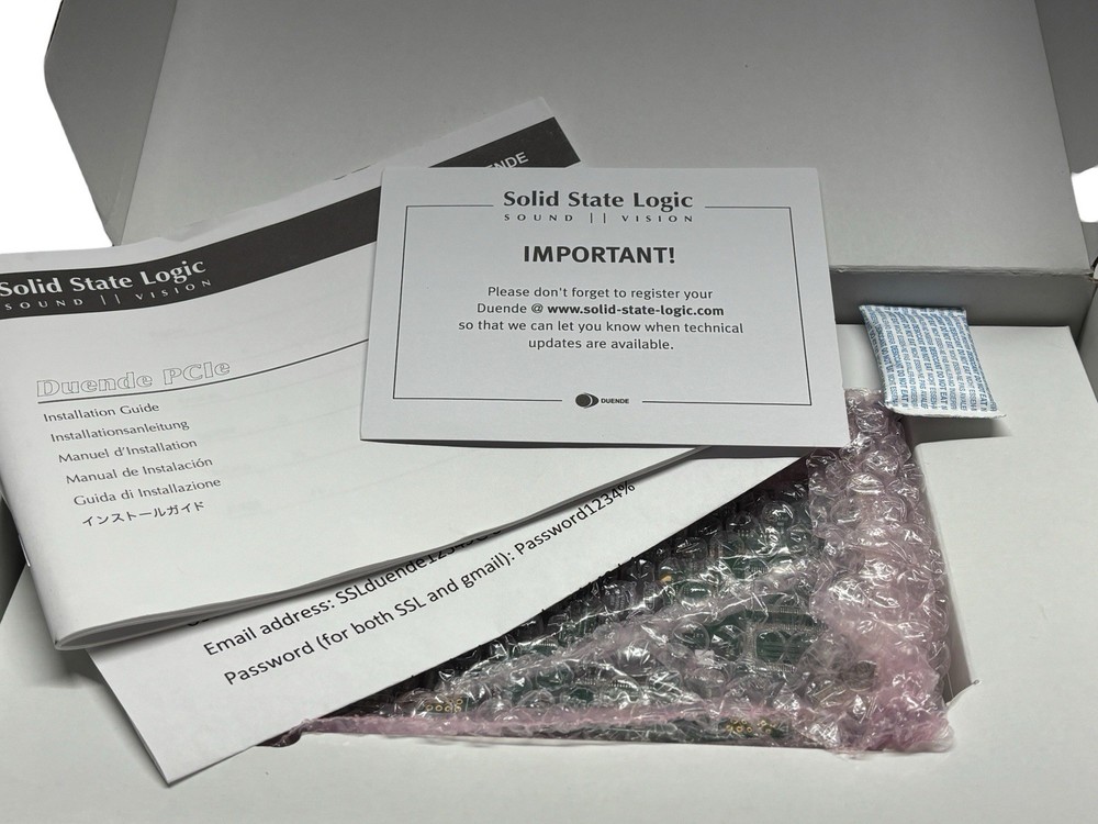 DUENDE Solid State Logic SSL PCIe Card