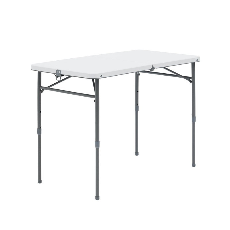 40" Folding Table Portable Adjustable Height Outdoor Indoor Table Easy Storage