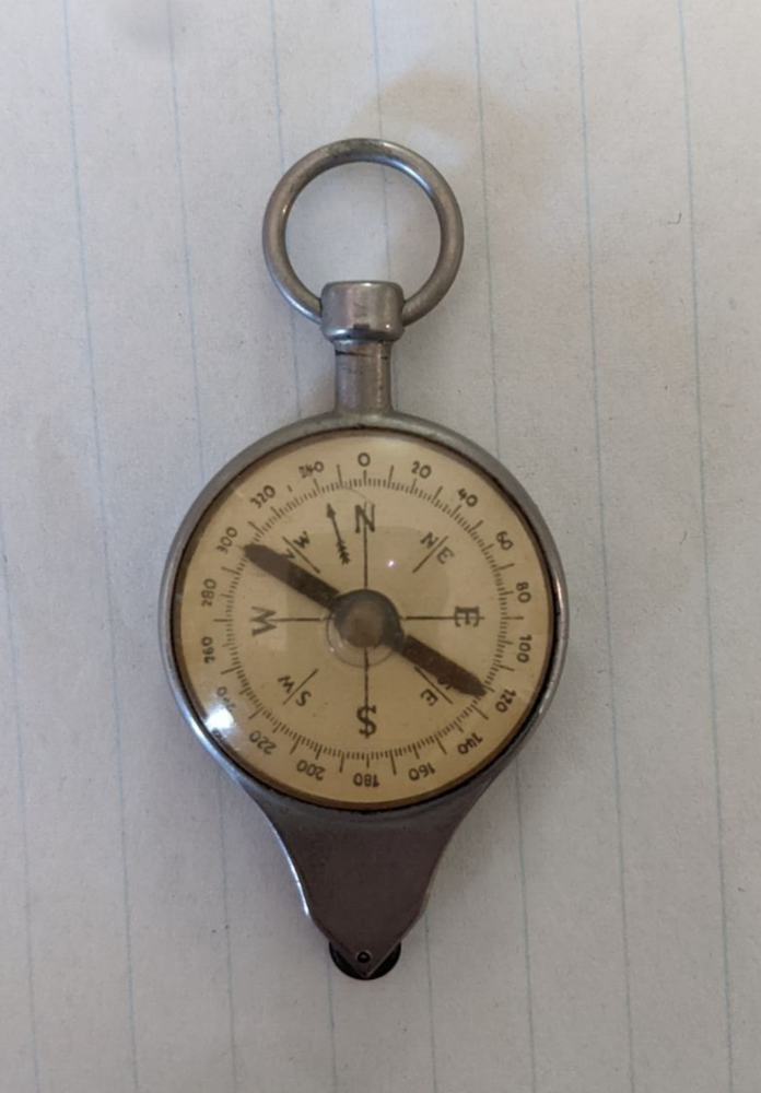 Antique Germany Opisometer & Compass