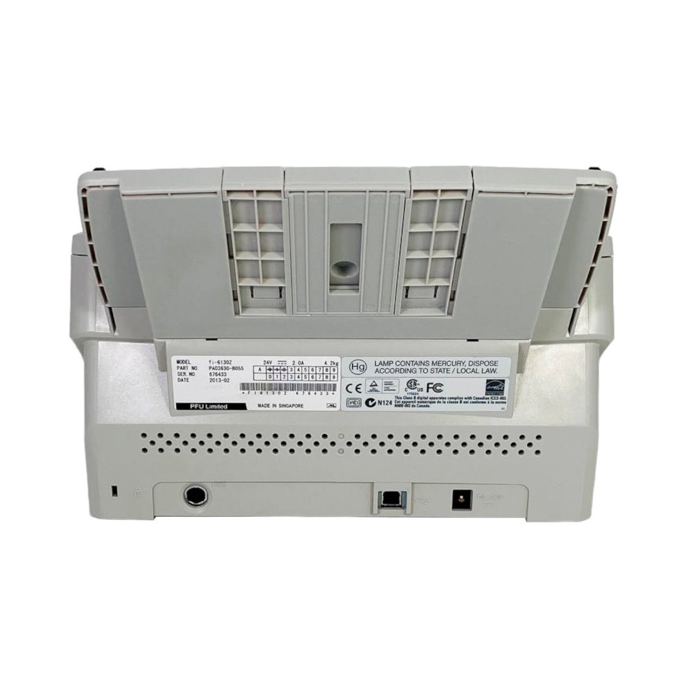 Fujitsu Fi-6130Z Duplex Pass-Through Document Color Scanner with Bundle