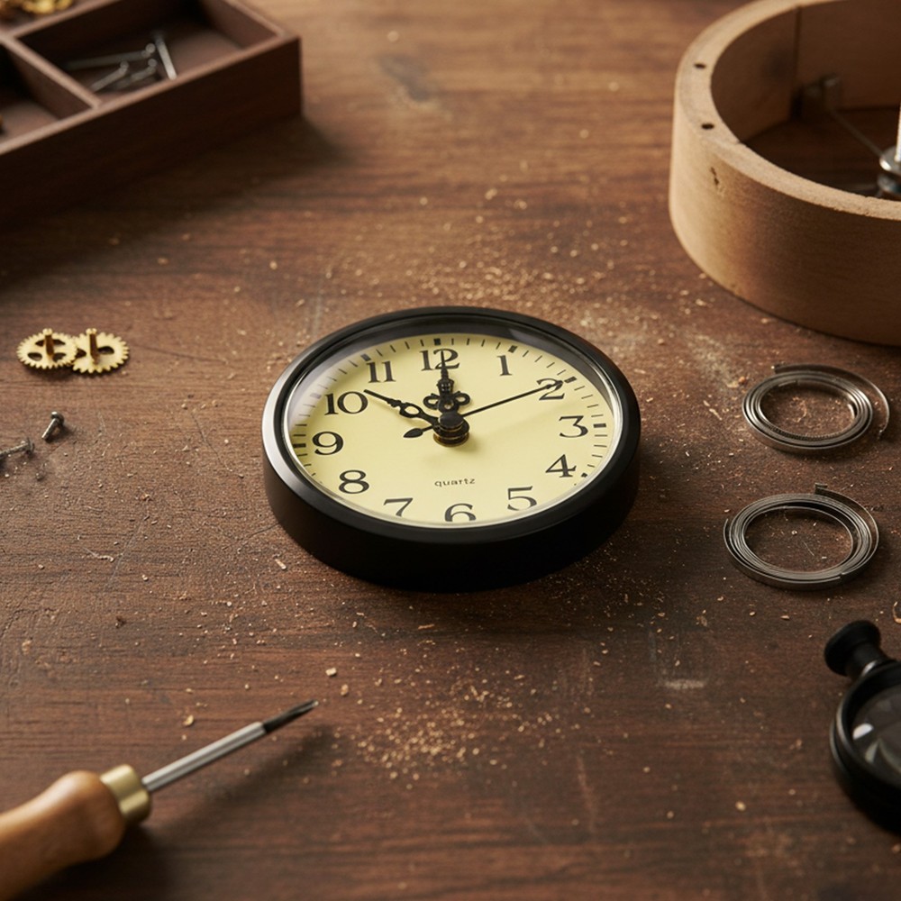 Efficient Quartz Clock Movement Insert for Crafting and DIY Clock Replacement