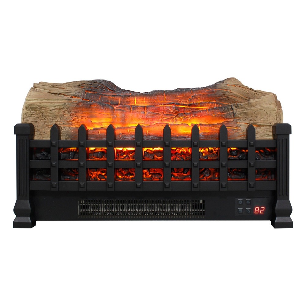 20 inch Electric Fireplace Insert Heater with Remote Control & Timer 1400W
