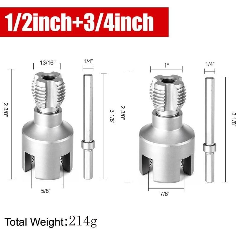 Pipe Threading Tool for Internal & External Threads Dual for PPR/PVC/MPP Pipes