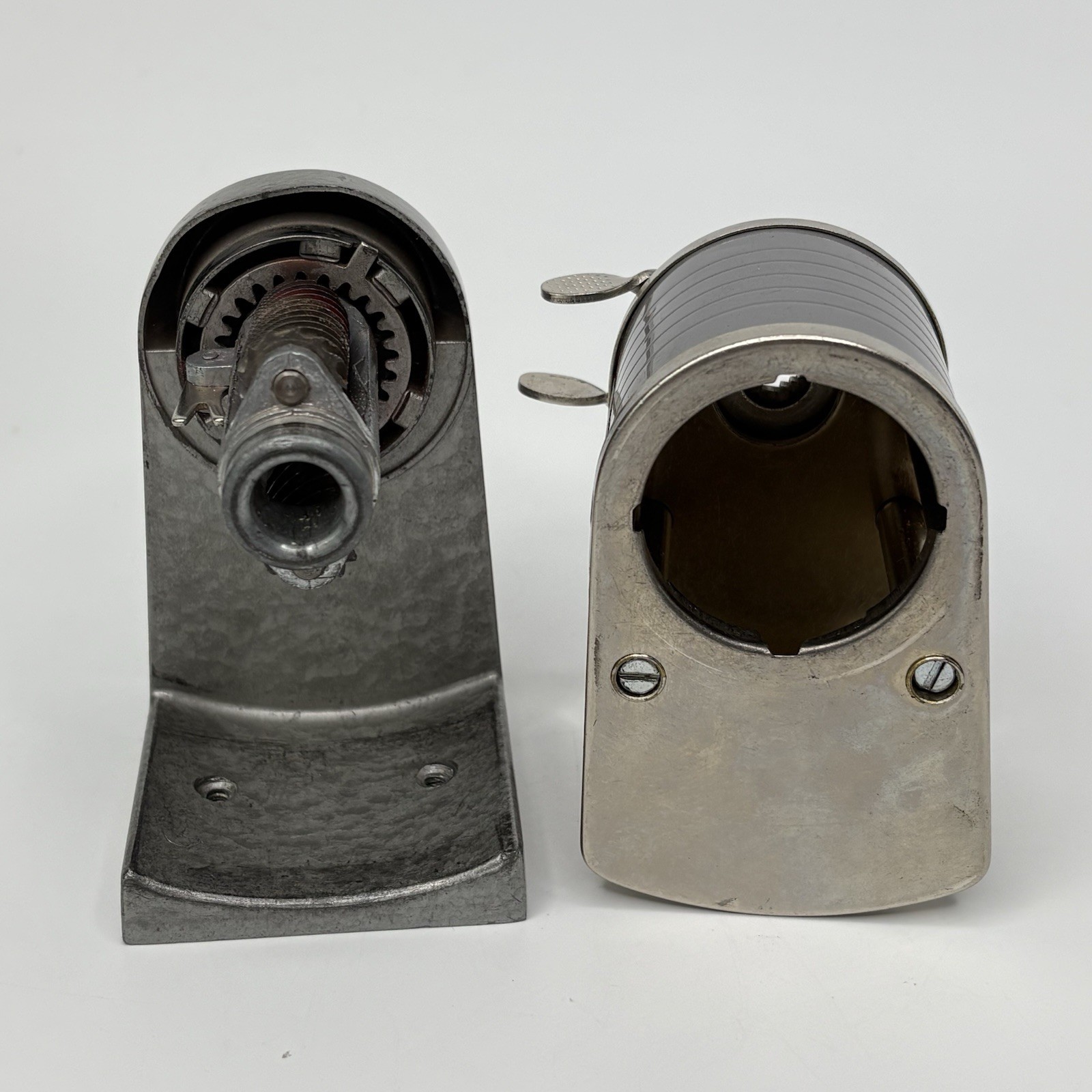 Vtg Apsco Hand Crank Pencil Sharpener Desktop or Wall Mount School House Classic