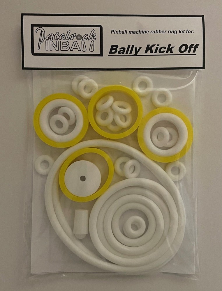 1977 Bally Kick Off Pinball Machine Rubber Ring Kit