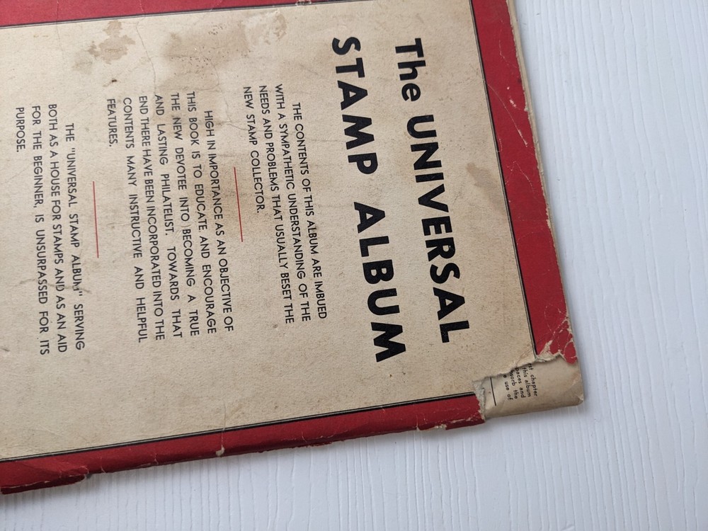 Universal Stamp Album 1948 - Grossman Stamp Co INC New York / Stamp Collecting