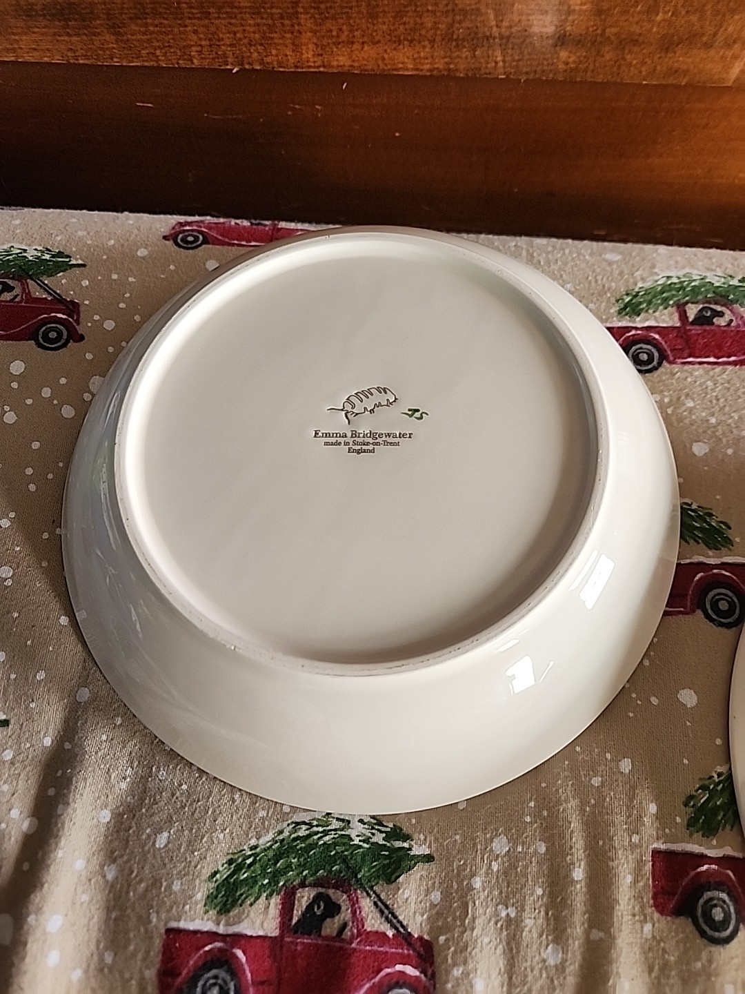 Pair Emma Bridgewater Bluebells Pasta Bowls 9 3/8" Yellow Flowers 2023 England